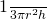 $\frac{1}{3} \pi r^2 h$